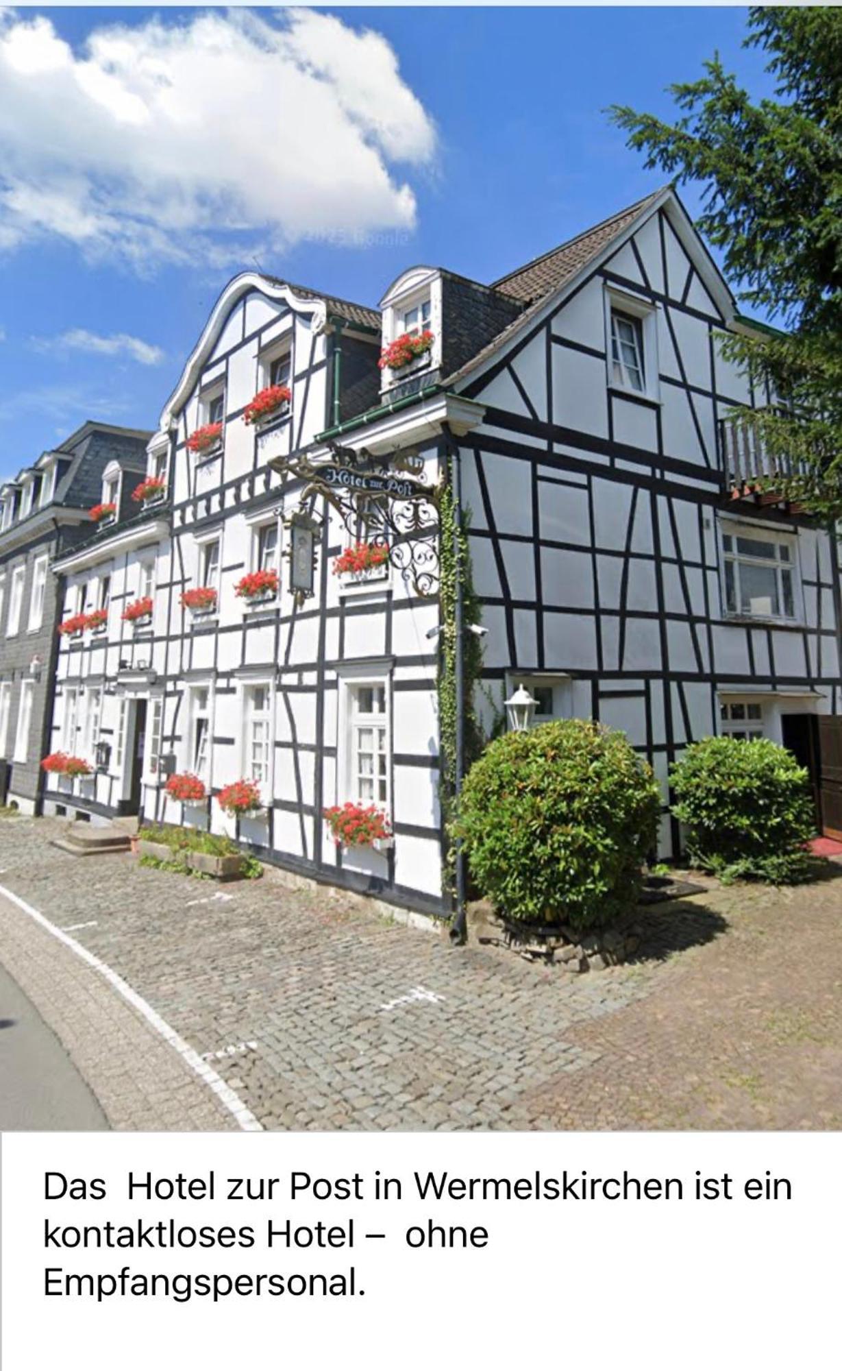 Hotel Zur Post Dabringhausen - Contactless Self Check-In Wermelskirchen Exterior foto