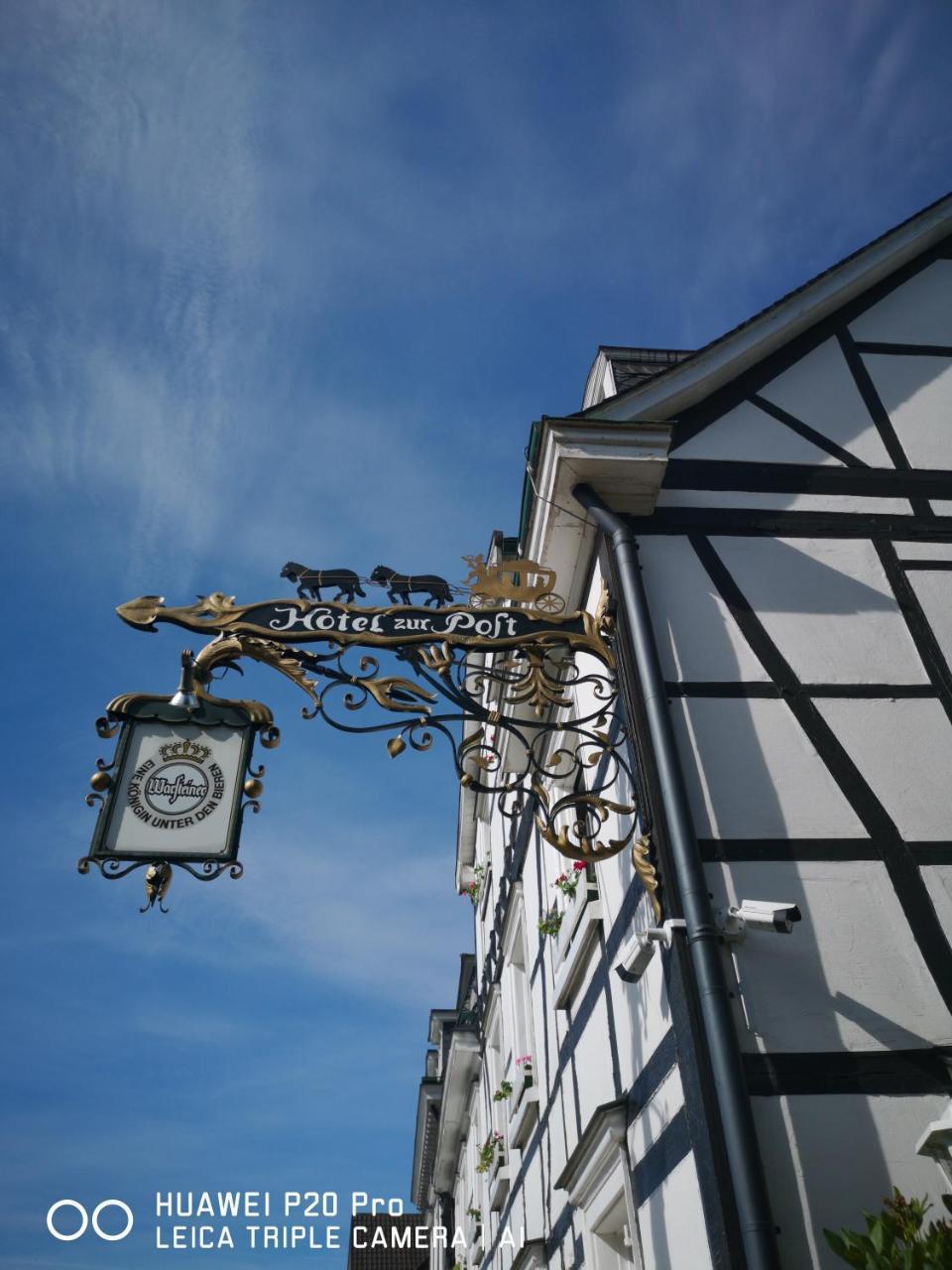Hotel Zur Post Dabringhausen - Contactless Self Check-In Wermelskirchen Exterior foto